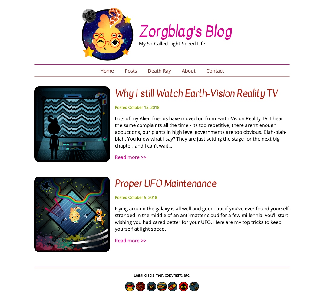 Blog Page